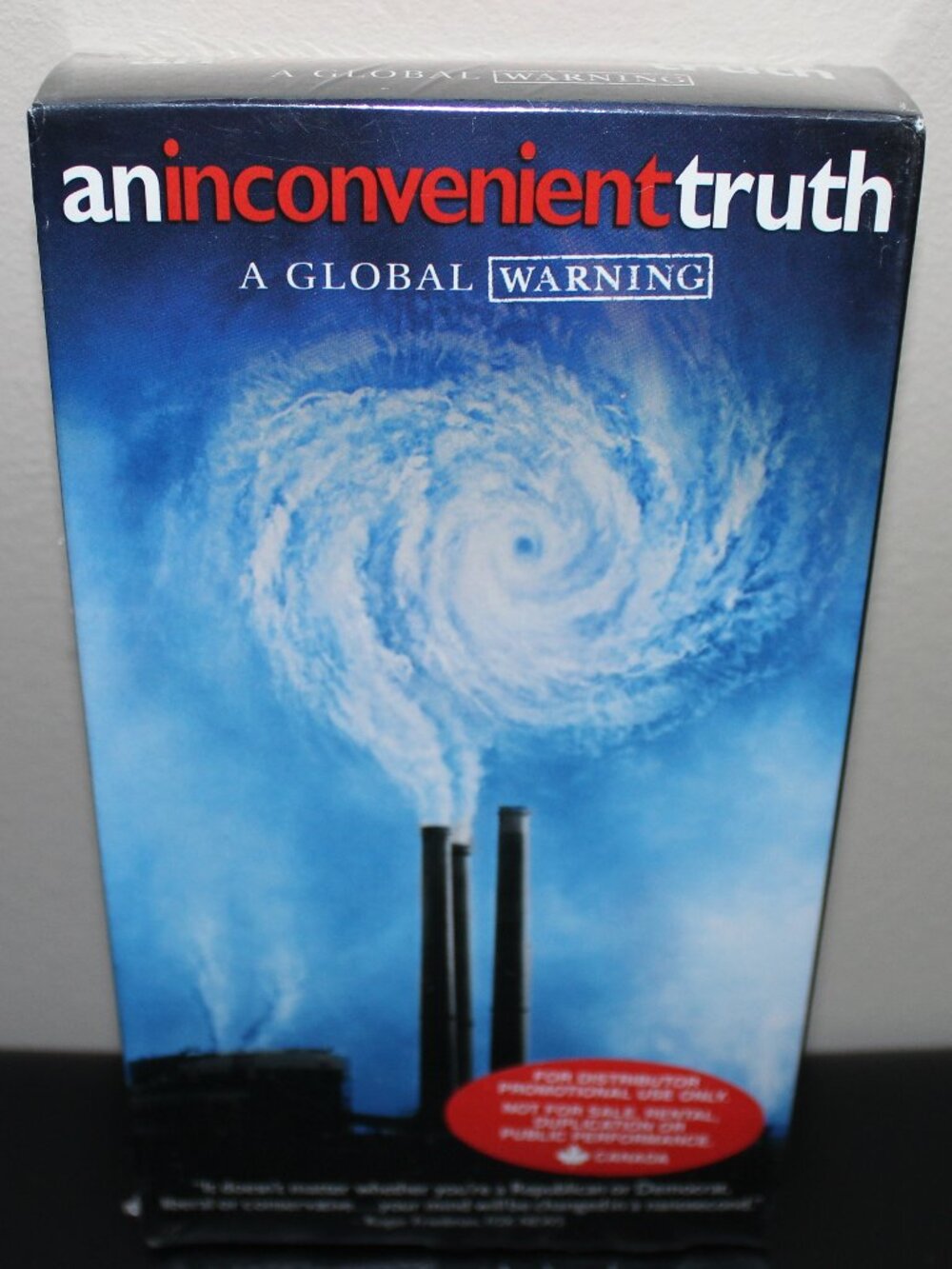 new sealed❤️2006 Canadian Promo Demo Screener AN INCONVENIENT TRUTH VHS Canada